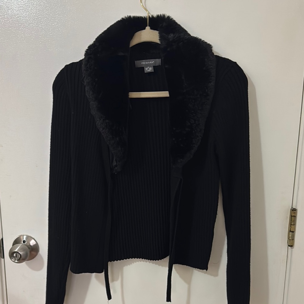 Primark Black Cardigan with Shawl Collar